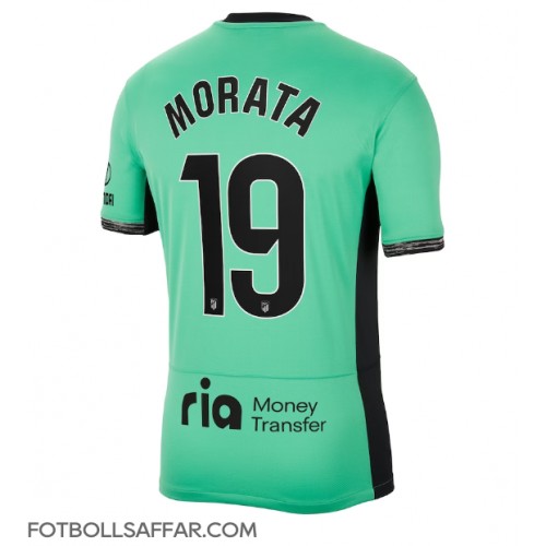 Atletico Madrid Alvaro Morata #19 Tredjeställ 2023-24 Kortärmad